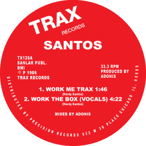 SANTOS(HOUSE) / WORK THE BOX(REISSUE)