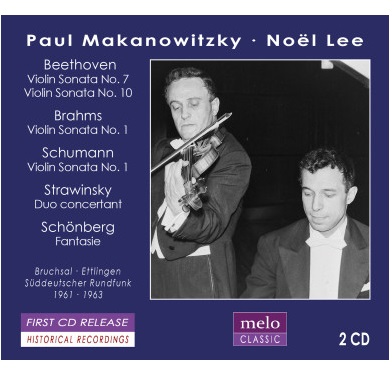 PAUL MAKANOWITZKY / ポール・マカノヴィツキー / BEETHOVEN, BRAHMS & SCHUMANN: VIOLIN SONATAS / STRAVINSKY, SCHONBERG (2CD)