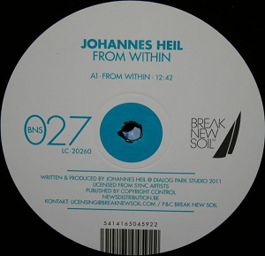 JOHANNES HEIL / ヨハネス・ヘイル / FROM WITHIN