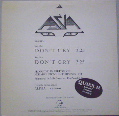 ASIA / エイジア / DON'T CRY