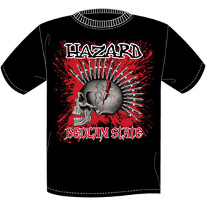 HAZARD / ベッドラムステイトTシャツBLK XS