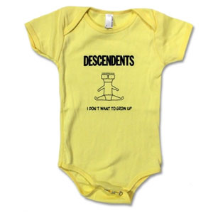 DESCENDENTS / (6-12) I DON'T WANT TO GROW UP ONESIE (YELLOW)