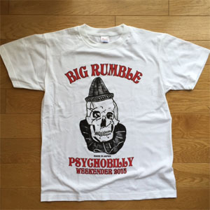 VA (BIG RUMBLE PRODUCTION) / S/ビッグランブル2015 Tシャツ白ボデ