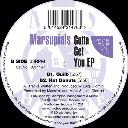 MARSUPIALS / GOTTA GET YOU EP