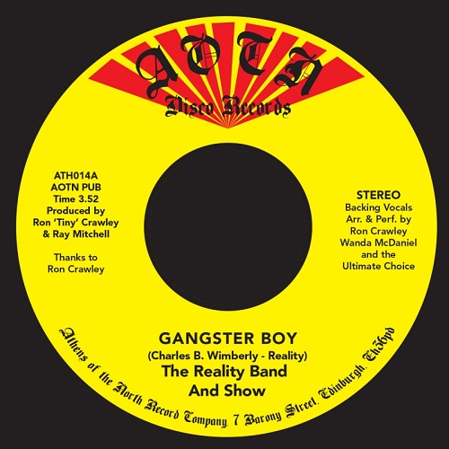 REALITY BAND AND SHOW / GANGSTERBOY / ALL YOU NEED IS TIME TO MESS AROUND (7")