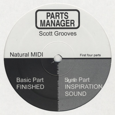 SCOTT GROOVES / スコット・グルーヴス / PARTS MANAGER