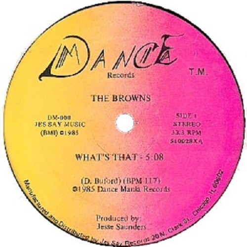 BROWNS / ブラウンズ(CHICAGO) / WHAT'S THAT