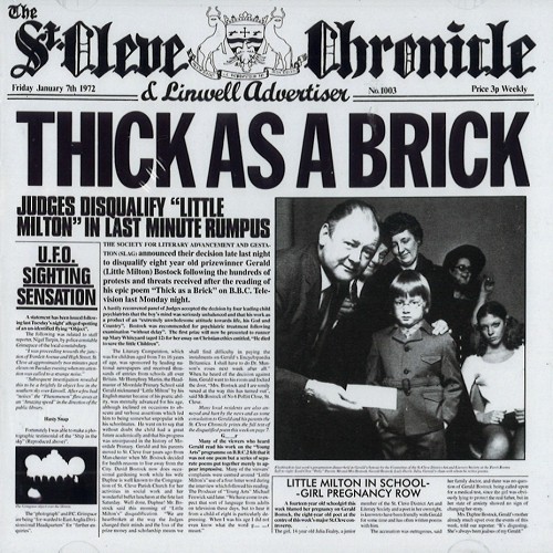 THICK AS A BRICK: THE STEVEN WILSON 2012 STEREO REMIX/JETHRO TULL