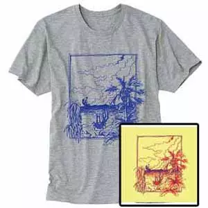 HIKARU meets KENICHI YANAI / ヒカル・ミーツ・ケンイチ・ヤナイ / EASY LISTENING? + Tシャツ (グレー/Sサイズ)
