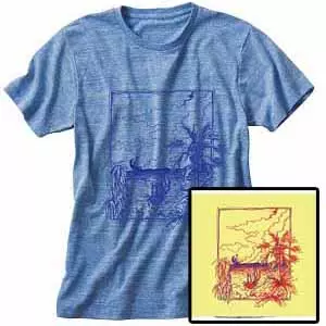 HIKARU meets KENICHI YANAI / ヒカル・ミーツ・ケンイチ・ヤナイ / EASY LISTENING? + Tシャツ (ブルー/Sサイズ)