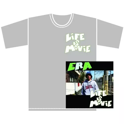 ERA (HIPHOP/JPN) / LIFE IS MOVIE★ディスクユニオン限定T-SHIRTS付セットXLサイズ 