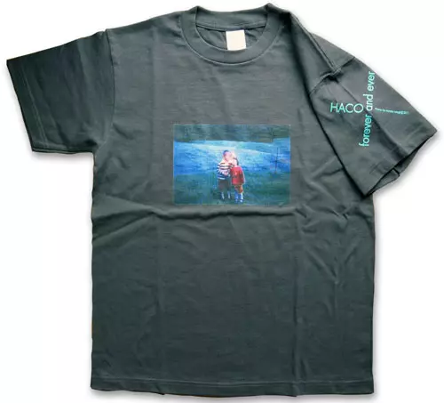 HACO / ハコ / FOREVER & EVER T-SHIRTS(CHARCOAL S-Size) / フォーエヴァー&エヴァー Tシャツ (チャコール) Sサイズ