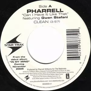 PHARRELL WILLIAMS / ファレル (ファレル・ウィリアムス) / CAN I HAVE IT LIKE T