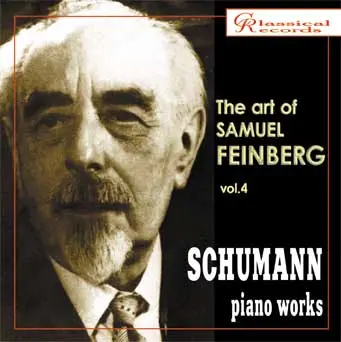 全国送料無料 ART WORKS/SAMUIL PIANO SCHUMANN: - VOL.4 FEINBERG OF クラシック