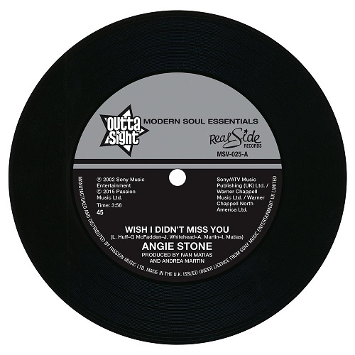 ANGIE STONE / アンジー・ストーン / WISH I DIDN'T MISS YOU (7")