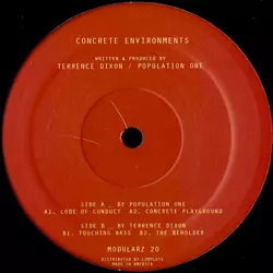 TERRENCE DIXON VS POPULATION ONE / CONCRETE ENVIRONMENTS EP