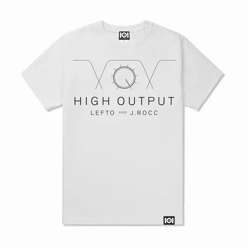LEFTO & J.ROCC / HIGH OUTPUT (MIX CD, 7INCH & T-SHIRT) WHITE M