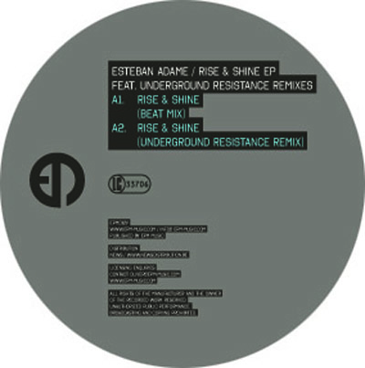 ESTEBAN ADAME   / RISE & SHINE EP