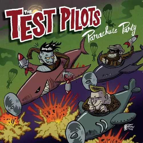 TEST PILOTS / PARACHUTE PARTY(ステッカー付)　LP TEST PILOTS / PARACHUTE PARTY(ステッカー付) LP TEST PILOTS