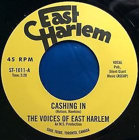 VOICES OF EAST HARLEM / ヴォイセズ・オブ・イースト・ハーレム / CASHING IN / JUST BELIEVE IN ME (7")