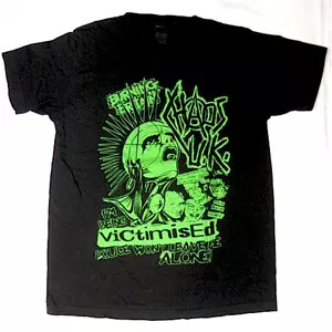 CHAOS U.K / Burning Britain (黒×緑・M)