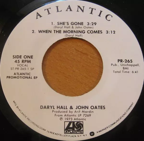 DARYL HALL AND JOHN OATES / ダリル・ホール&ジョン・オーツ / SHE'S GONE