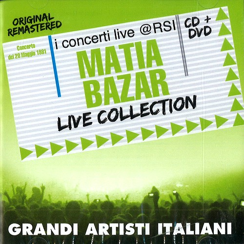 MATIA BAZAR / マティア・バザール / LIVE COLLECTION: I CONCERTI LIVE @RSI CD+DVD - REMASTER