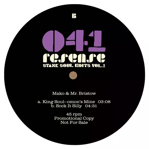 MAKO & MR. BRISTOW / STANK SOUL EDITS VOL.1 (7")