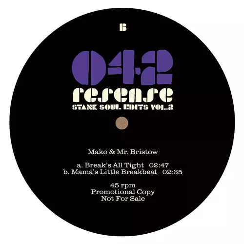 MAKO & MR. BRISTOW / STANK SOUL EDITS VOL.2 (7")