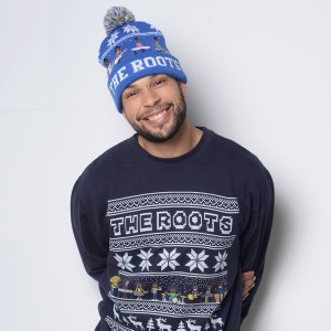 THE ROOTS (HIPHOP) / HOLIDAY KNIT HAT (BLUE)