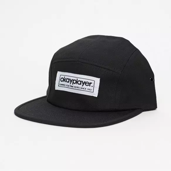 V.A. (OKAYPLAYER) / 5-PANEL CAMPER HAT (BLACK)