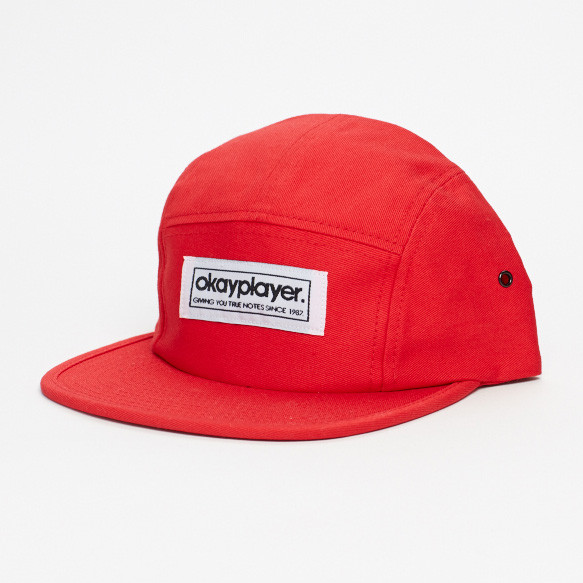 V.A. (OKAYPLAYER) / 5-PANEL CAMPER HAT (RED)