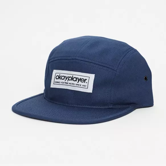 V.A. (OKAYPLAYER) / 5-PANEL CAMPER HAT (BLUE)