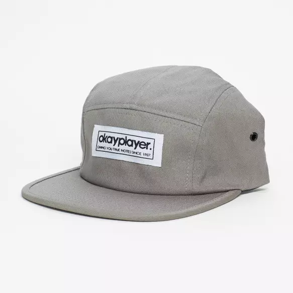 V.A. (OKAYPLAYER) / 5-PANEL CAMPER HAT (GREY)