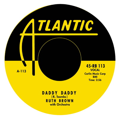 RUTH BROWN / ルース・ブラウン / DADDY DADDY / I WOULD IF I COULD (7")