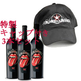ROLLING STONES / ローリング・ストーンズ / FORTY LICKS MERLOT 2012 3Bottle Collection with Cap Set / フォーティーリックス メルロー2012 キャップ付3本セット