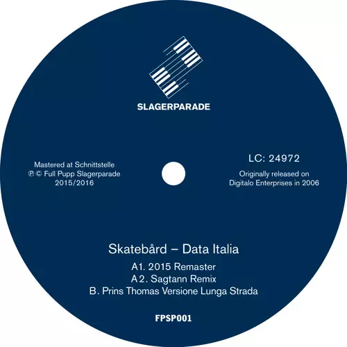 SKATEBARD / スケートボード / DATA ITALIA (2015 REMASTER & REMIX)