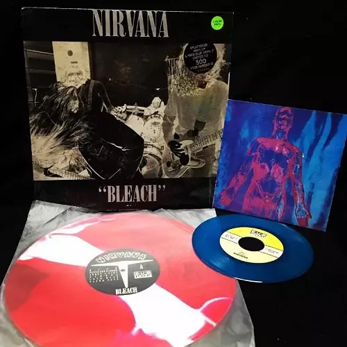 NIRVANA / BLEACH red vinyl アナログ レコード NIRVANA BLEACH RED VINYL LP Sub Pop records 1992 Limited