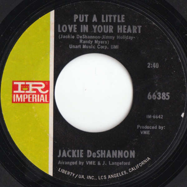 JACKIE DE SHANNON / ジャッキー・デシャノン / PUT A LITTLE LOVE IN YOUR HEART
