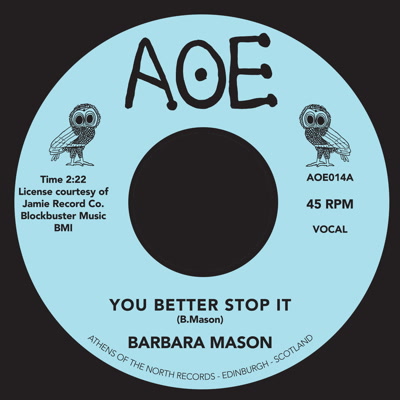BARBARA MASON / バーバラ・メイソン / YOU BETTER STOP IT / DO LOVE YOU (7")