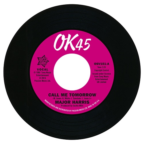 MAJOR HARRIS / WALTER JACKSON / CALL ME TOMORROW / WHERE HAVE ALL THE FLOWERS GONE (7")