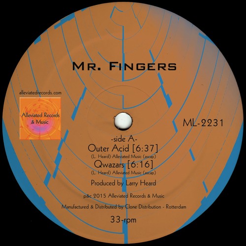 MR.FINGERS / ミスター・フィンガーズ / MR. FINGERS 2016