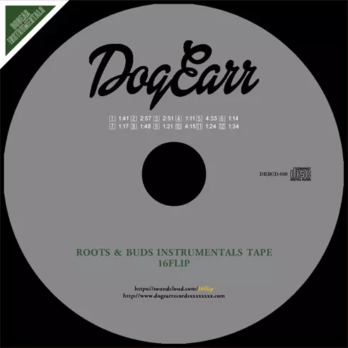 Roots & Buds Instrumentals -CD-/16FLIP｜HIPHOP/R&B｜ディスク