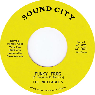 NOTEABLES / FUNKY FROG / GET READY (7")