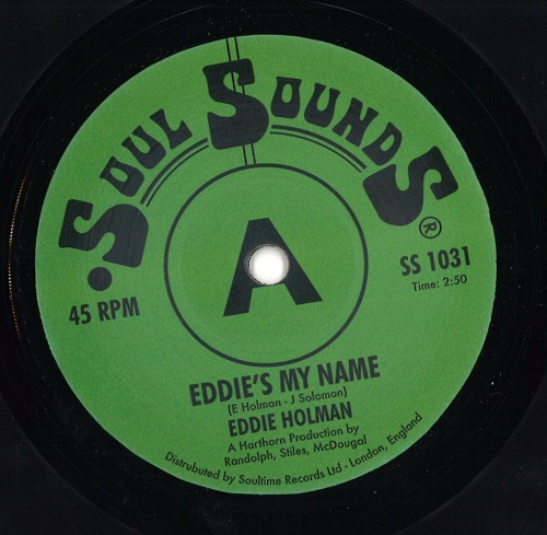 EDDIE HOLMAN / エディ・ホールマン / I SURRENDER / EDDIE'S MY NAME (7")