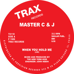 MASTER C & J / WHEN YOU HOLD ME(REMASTER)