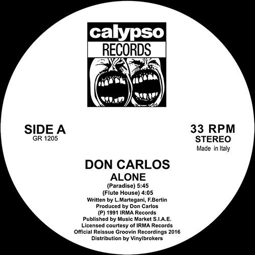 DON CARLOS(CLUB) / ドン・カルロス / ALONE(REISSUE)
