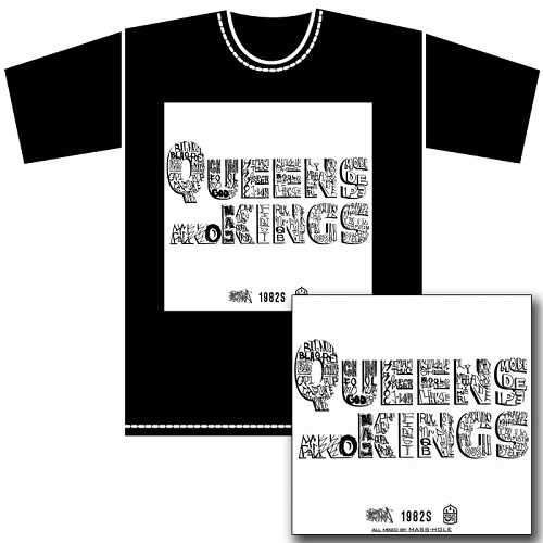 MASS-HOLE (DJ BLACKASS,MEDULLA) / QUEENS & KINGS★ユニオン限定T-SHIRTS付セットLサイズ 