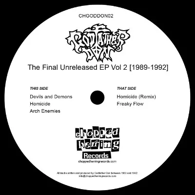 GODFATHER DON / THE FINAL UNRELEASED EP VOL. 2 [1989-1992]