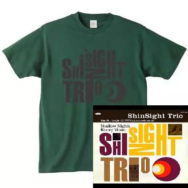 SHINSIGHT TRIO (Shin-Ski / Insight / DJ Ryow a.k.a smooth current) / シンサイトトリオ / SHALLOW NIGHTS BLURRY MOON  Tシャツ付き限定盤 Sサイズ
